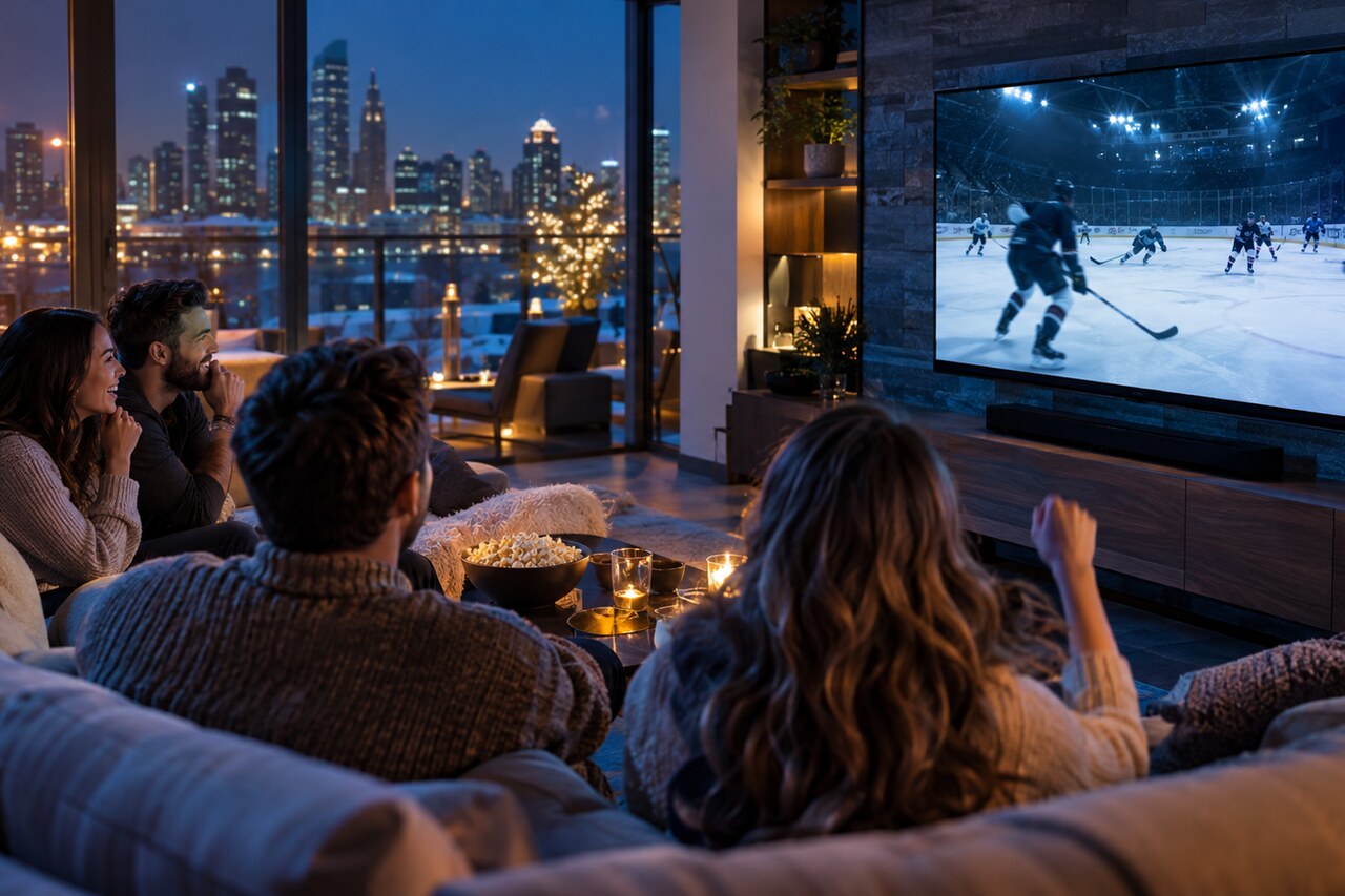 Viewing scene representing channels from Canada channels