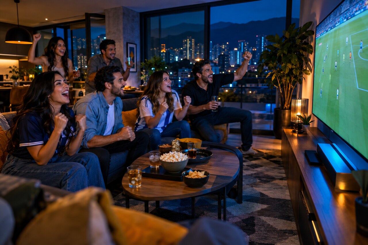 Viewing scene representing channels from Latino channels