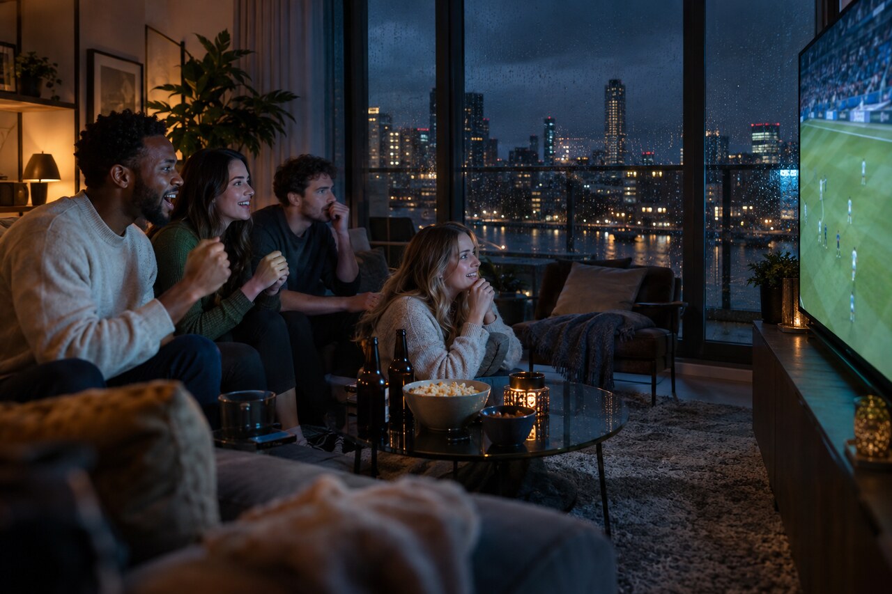 Viewing scene representing channels from United Kingdom channels